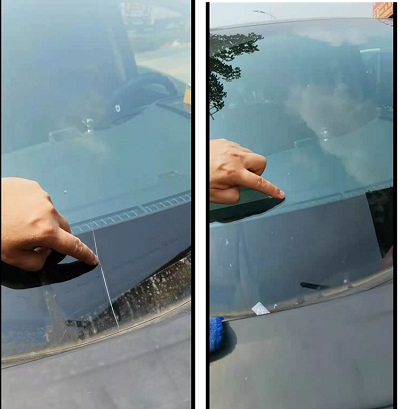 汽車玻璃裂痕很長可以修複嗎